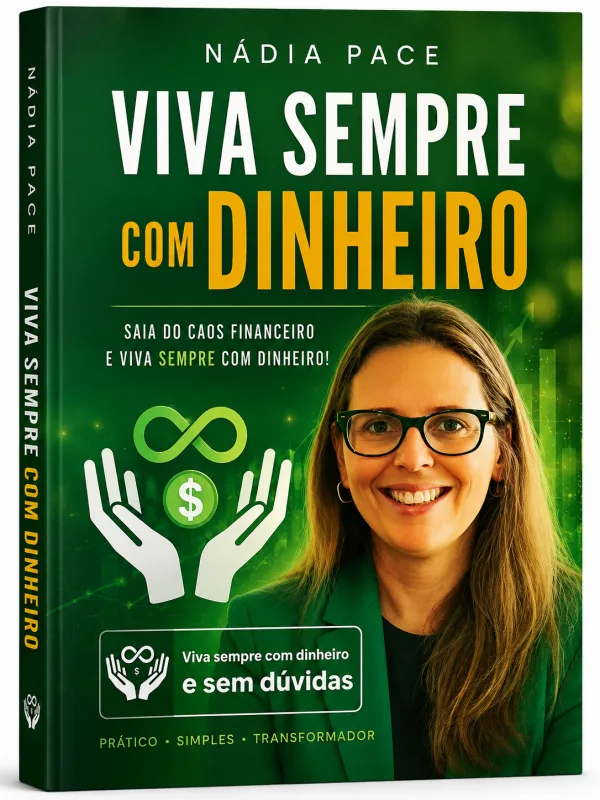 Capa — Viva Sempre com Dinheiro, Nádia Pace